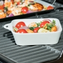 Keramik Grillpfännchen CERAMICO mit abnehmbarem Griff  - Grillpfanne Grillschale 15x13x5cm