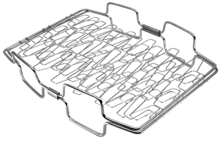Fischgriller PESCADO - Fischhalter Gemüsehalter für Grill aus Edelstahl  27x23x6cm