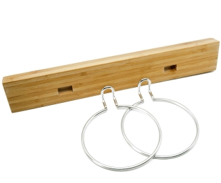 Blumenbalkon Kräuterbalkon FLORES - Blumentopfhalter aus Bambus für 2 Blumentöpfe