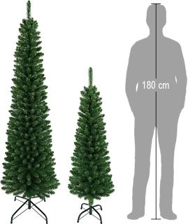 Knstlicher Weihnachtsbaum schlank schmal dnn - Christbaum platz, 24,99