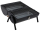 Zylinder Standgrill für Holzkohle mit 2 Grillflächen Zylinder Grill Schwarz 41x26x36cm