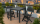 3-tlg Gartenmöbel Set in Rattanoptik - Sitzgruppe Anthrazit | 2 Klappstühle + 1 Tisch