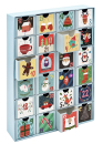Adventskalender zum befüllen aus Papier mit 24...