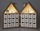 Adventskalender zum befüllen aus Holz mit beleuchteter Szene - Weihnachtskalender befüllbar - 39x30x4,5cm