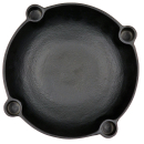 BOWL Dekoschale mit Kerzenhalter aus Aluguss Schwarz...