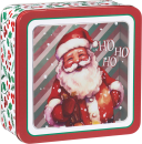 Keksdosen Weihnachten Quadratisch 4er Set - je 2,5 Liter - Plätzchendose Blechdose Geschenkdose
