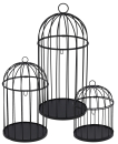 Metall Deko Vogelkäfige im 3er Set – Deko Käfig Schwarz für Events Tischdeko & saisonale Arrangements