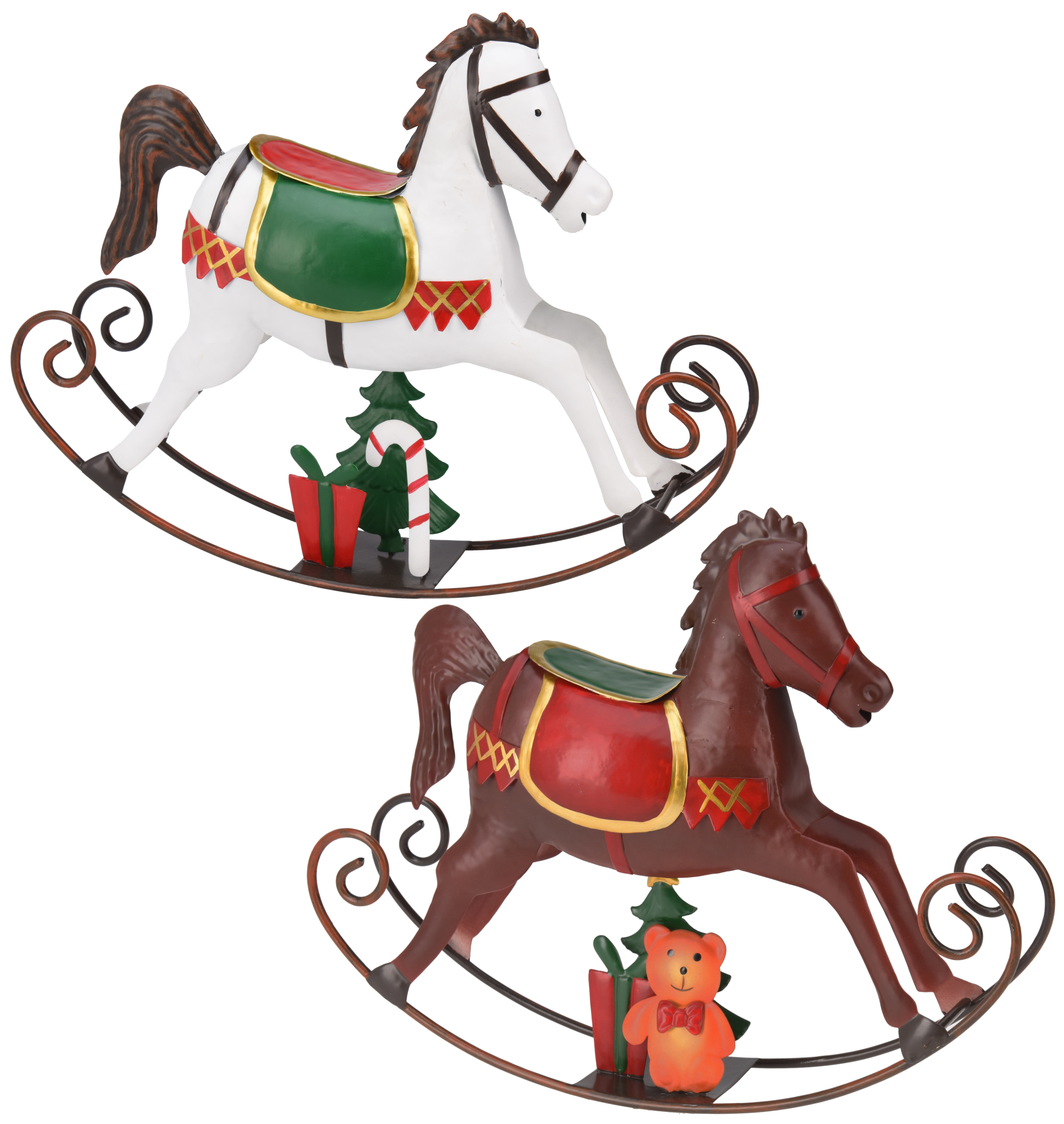 Schaukelpferd Deko Weihnachten
