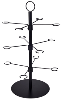 Cocktail Etagere für 12 Sektgläser und Cocktails - Cocktailbaum Sektständer