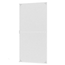 Teleskop Fliegengitter für Tür - Premium Insektenschutz Bausatz ohne Sägen - 100 x 210 cm anthrazit