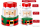 Weihnachtsmann Keksdosen 3er Set – Stapelbare Plätzchendosen aus Metall mit Deckel | 3,95 L